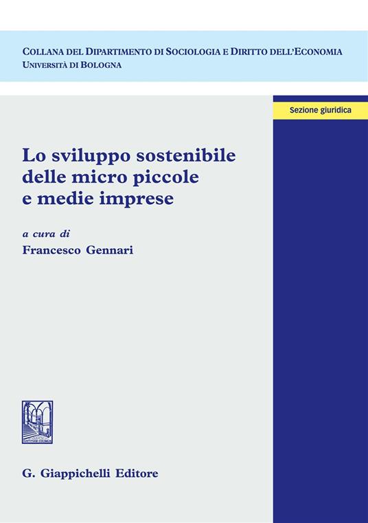 Lo sviluppo sostenibile delle micro piccole e medie imprese - copertina