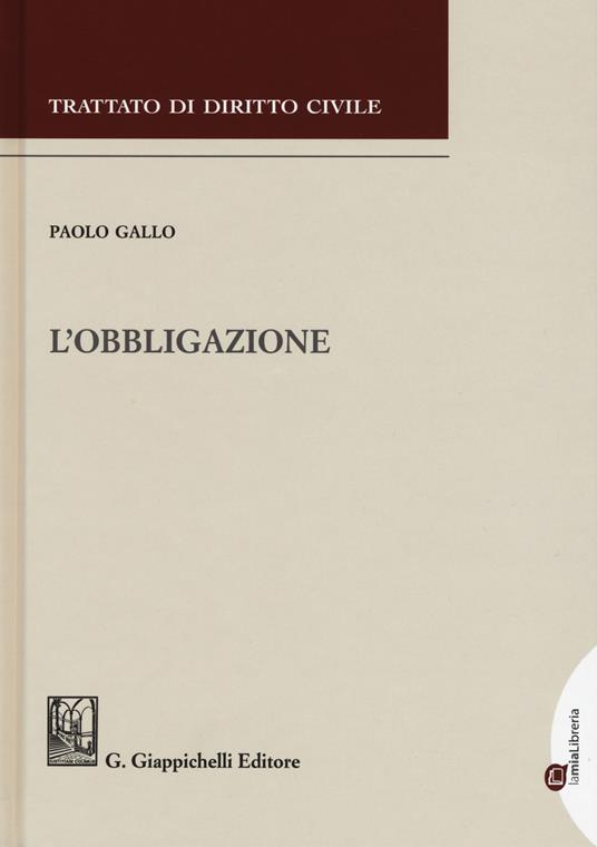 Obbligazione - Paolo Gallo - copertina