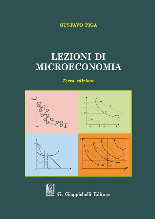 Lezioni di microeconomia - Gustavo Piga - copertina