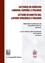 Lecturas de derecho laboral español e italiano-Letture di diritto del lavoro spagnolo e italiano. Ediz. bilingue
