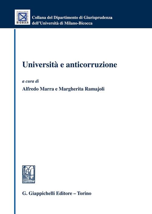 Università e anticorruzione - copertina