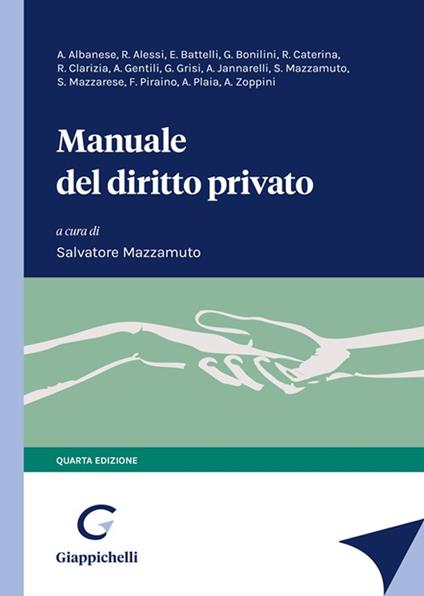 Manuale del diritto privato - copertina