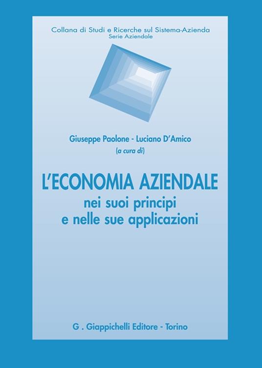 L' economia aziendale nei suoi principi e nelle sue applicazioni - copertina