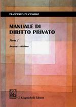 Manuale di diritto privato. Vol. 1