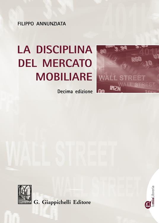 La disciplina del mercato mobiliare - Filippo Annunziata - copertina