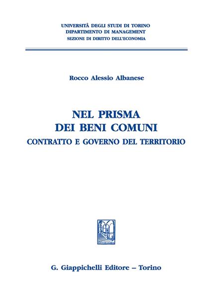 Nel prisma dei beni comuni. Contratto e governo del territorio - Rocco Alessio Albanese - copertina