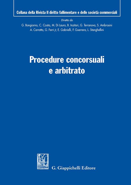 Procedure concorsuali e arbitrato - copertina
