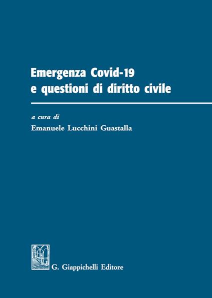 Emergenza Covid-19 e questioni di diritto civile - copertina