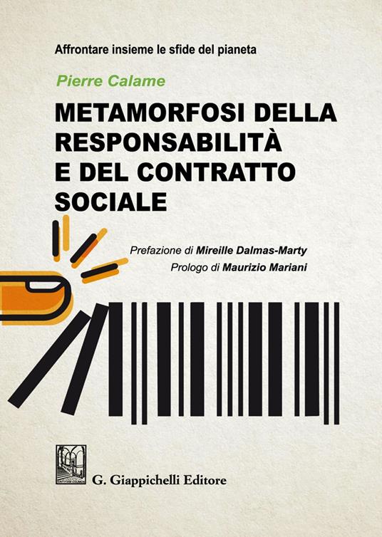 Metamorfosi della responsabilità e del contratto sociale - Pierre Calame - copertina