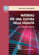 Materiali per una cultura della legalità 2021