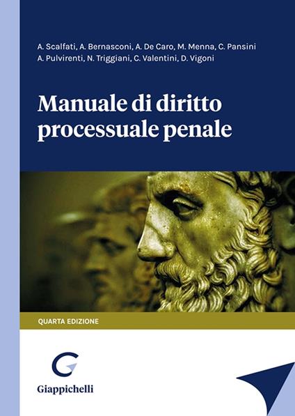 Manuale di diritto processuale penale - copertina