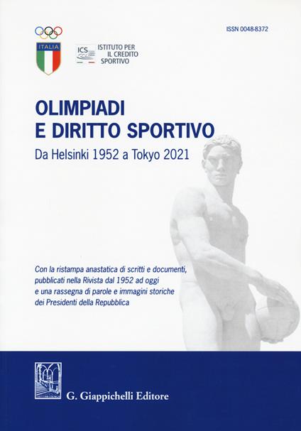 Olimpiadi e diritto sportivo. Da Helsinki 1952 a Tokyo 2021 - copertina