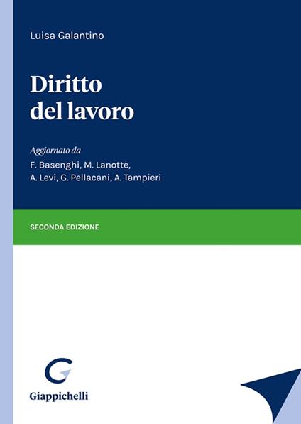 Diritto del lavoro - Luisa Galantino - copertina