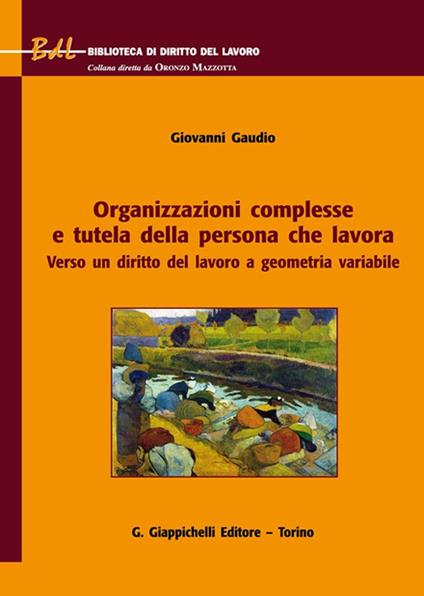 Organizzazioni complesse e tutela della persona che lavora. Verso un diritto del lavoro a geometria variabile - Giovanni Gaudio - copertina