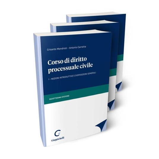 Corso di diritto processuale civile. Vol. 1-3 - Crisanto Mandrioli,Antonio Carratta - copertina