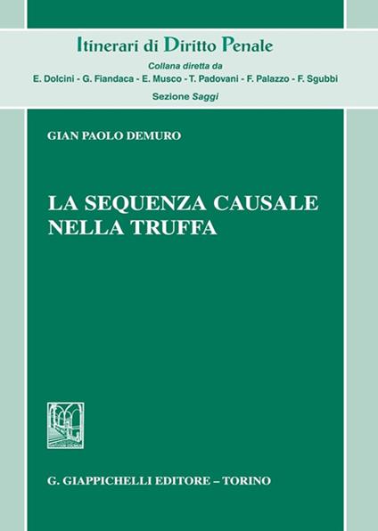 La sequenza causale nella truffa - Gian Paolo Demuro - copertina