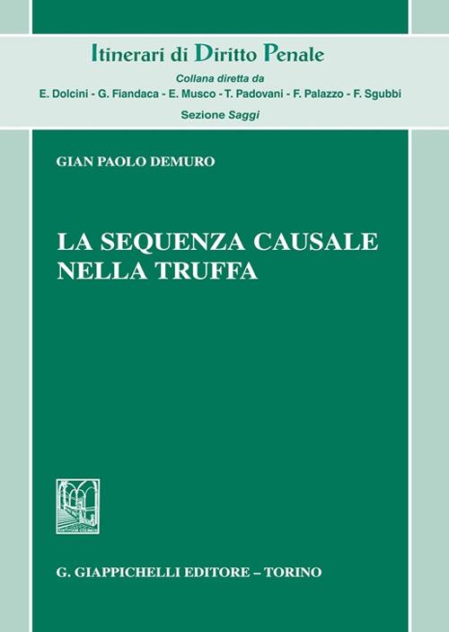 La sequenza causale nella truffa - Gian Paolo Demuro - copertina
