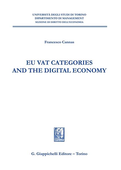 EU VAT categories and the digital economy - Francesco Cannas - copertina