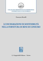 Le dichiarazioni di sostenibilità nella fornitura di beni di consumo