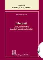 Interessi legali, corrispettivi, moratori, usurari, anatocistici