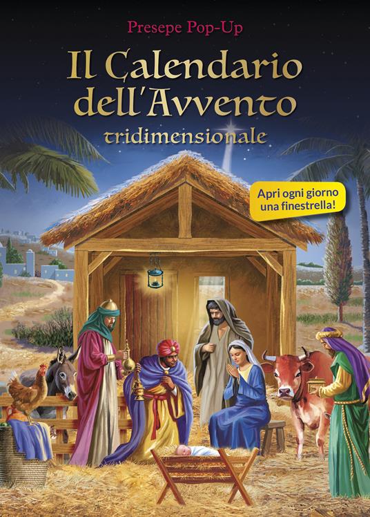Il calendario dell'Avvento tridimensionale. Presepe pop-up. Ediz. illustrata - copertina