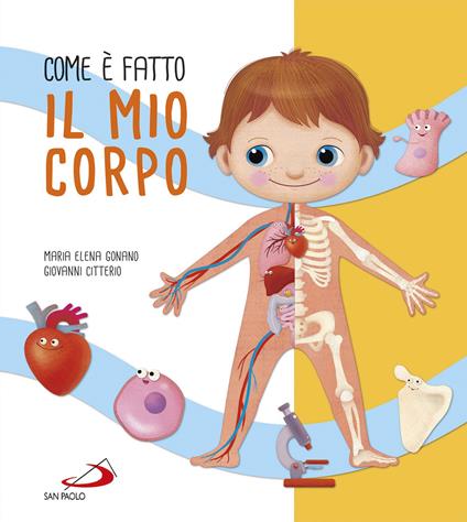 Com'è fatto il mio corpo. Ediz. a colori - Maria Elena Gonano,Giovanni Citterio - copertina