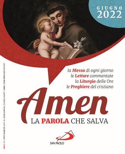 Amen. La parola che salva (2022). Vol. 6: Giugno - copertina