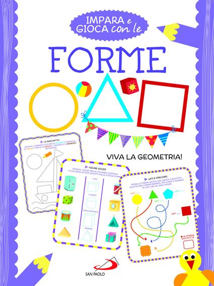 Impara e gioca con le forme. Viva la geometria! - Irene Mazza - copertina