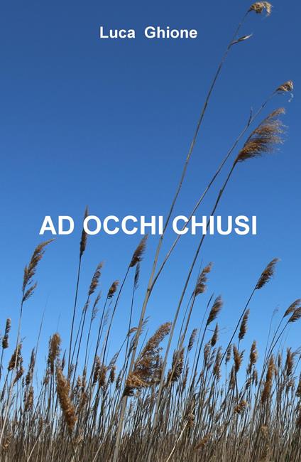 Ad occhi chiusi - Luca Ghione - copertina