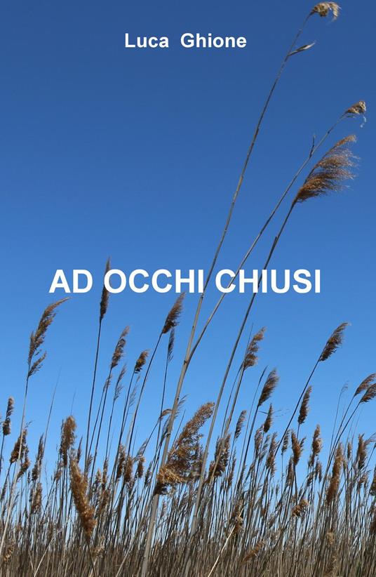 Ad occhi chiusi - Luca Ghione - copertina