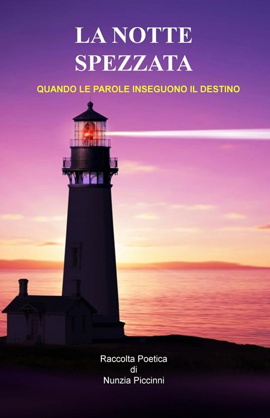 La notte spezzata. Quando le parole inseguono il destino - Nunzia Piccinni - copertina