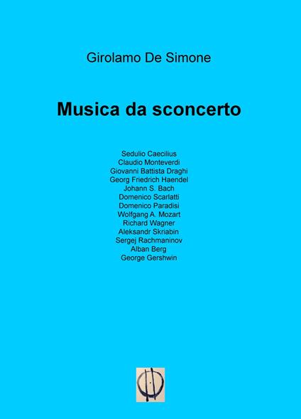 Musica da sconcerto - Girolamo De Simone - copertina