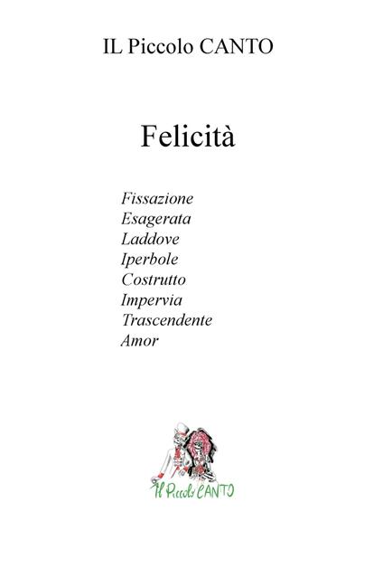 Felicità - Il Piccolo Canto - copertina