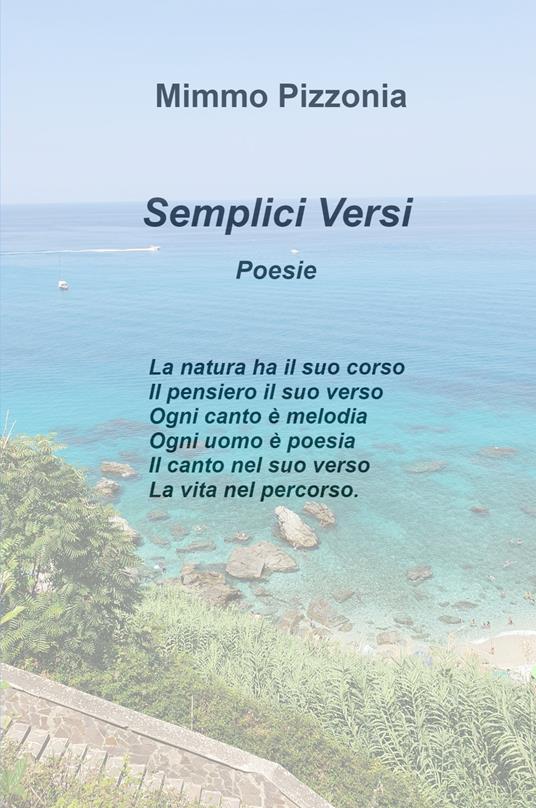 Semplici versi - Mimmo Pizzonia - copertina