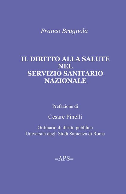 Il diritto alla salute nel SSN - Franco Brugnola - copertina