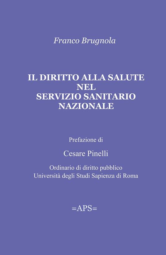 Il diritto alla salute nel SSN - Franco Brugnola - copertina