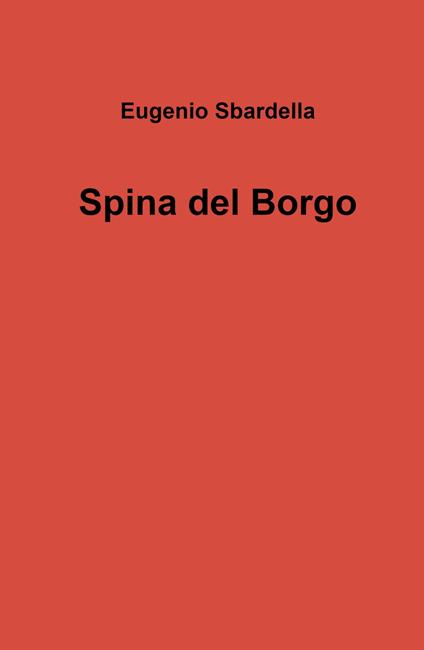 Spina del borgo - Eugenio Sbardella - copertina