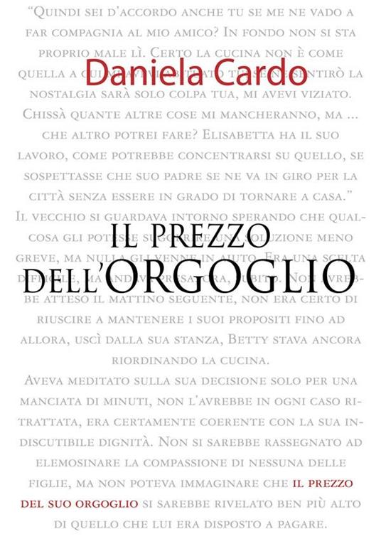 Il prezzo dell'orgoglio - Daniela Cardo - ebook