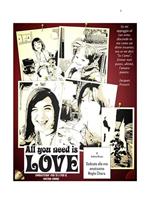 All you need is love... Combatterò per te e per il nostro amore