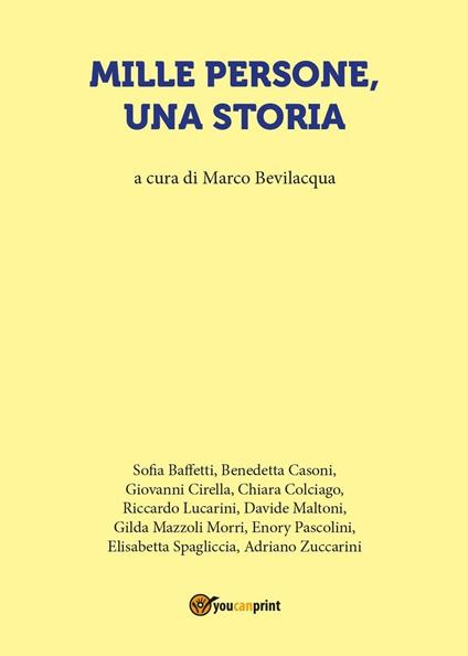 Mille persone, una storia - copertina