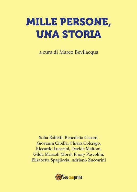 Mille persone, una storia - copertina