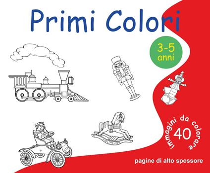 Primi colori. 40 immagini da colorare - Roberto Roti - copertina