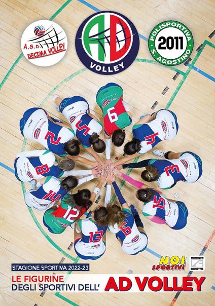 AD Volley. Album con collezione completa di figurine non imbustate - copertina