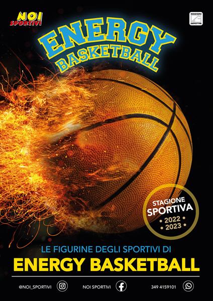 Energy Basketball. Album con collezione completa di figurine non imbustate. Ediz. illustrata - Donato Cicogna - copertina