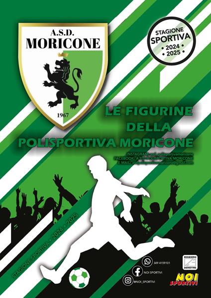 A.S.D. Polisportiva Moricone. Album con figurine stampate direttamente sulle pagine - copertina