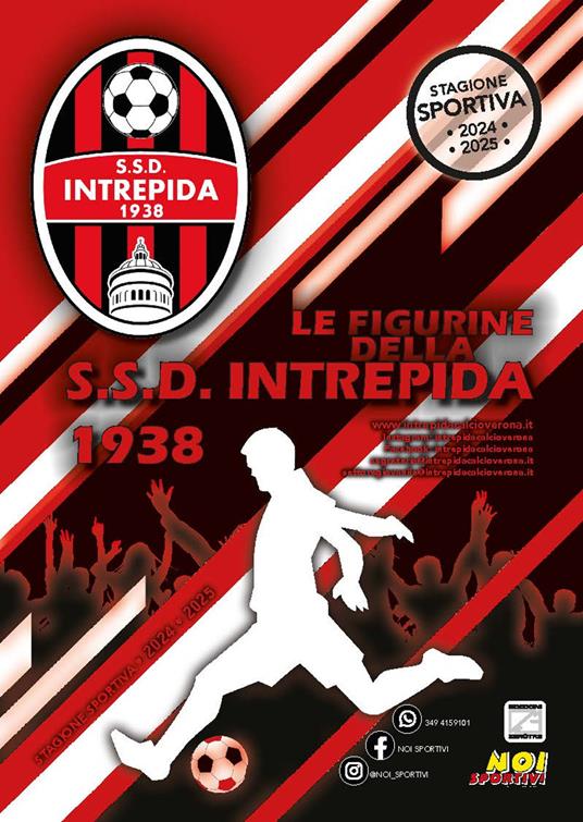 S.S.D. Intrepida 1938. Album con figurine stampate direttamente sulle pagine - copertina