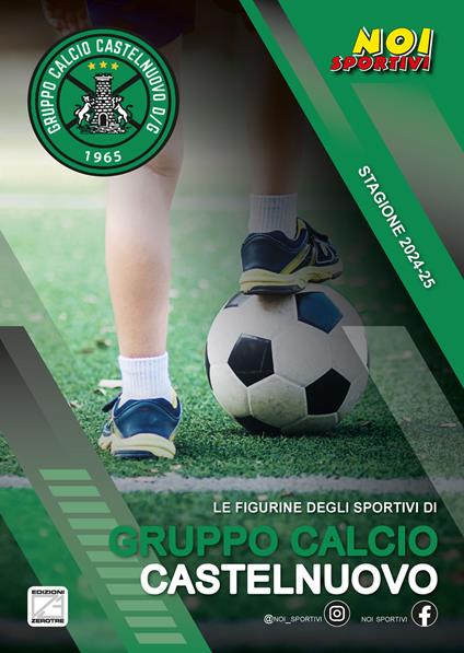 Gruppo Calcio Castelnuovo. Album con collezione completa di figurine non imbustate - copertina