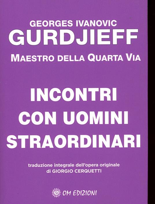Incontri con uomini straordinari - Georges Ivanovič Gurdjieff - copertina