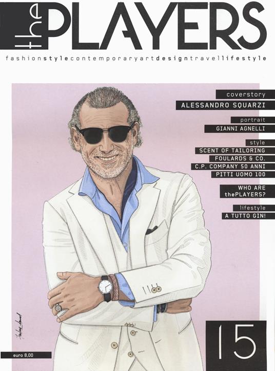 The players. Magazine. Fashion style, contemporary art, design, travel, lifestyle. Vol. 15 - copertina