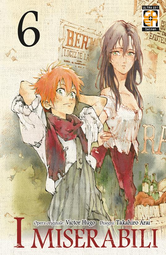 I miserabili da Victor Hugo. Vol. 6 - Takahiro Arai - copertina